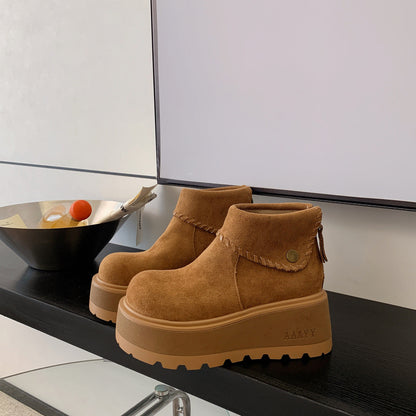 Damen Stiefeletten Hoch Hacken Plattform Schnürsenkel - BerlinGlamour
