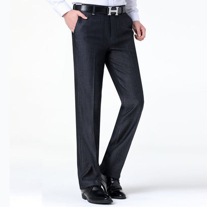 Herren Anzughose Elegant Slim Fit Strukturdesign