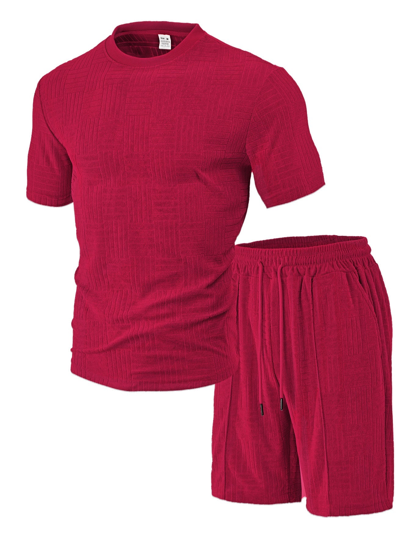 Herren Sport-Outfit Atmungsaktiv Kurzarmshirt Shorts Lauf