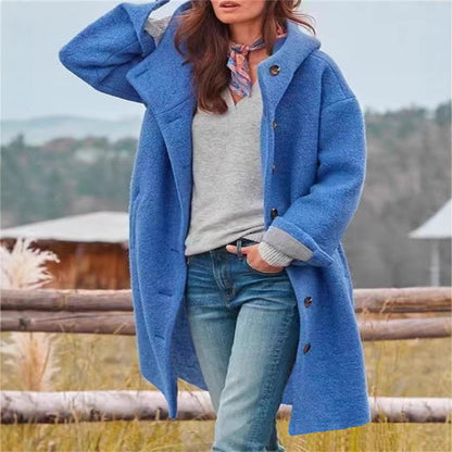 Damen Übermantel Modern Stylisch Komfortabel Großzügig