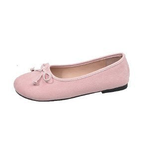 Damen Ballerinas Schleife Mode Schuhe Elegant