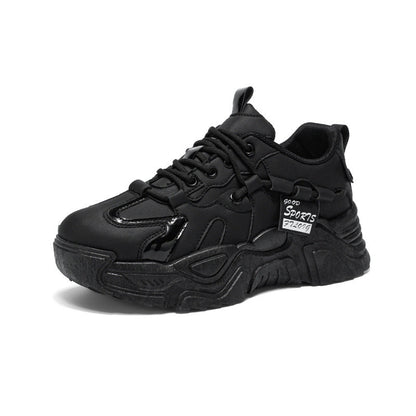Damen Sneaker Sportlich Chunky Weite Passform bequem