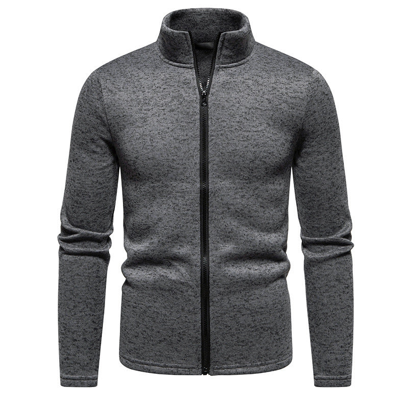 Herren Outdoorjacke Wasserfest mit hohem Kragen