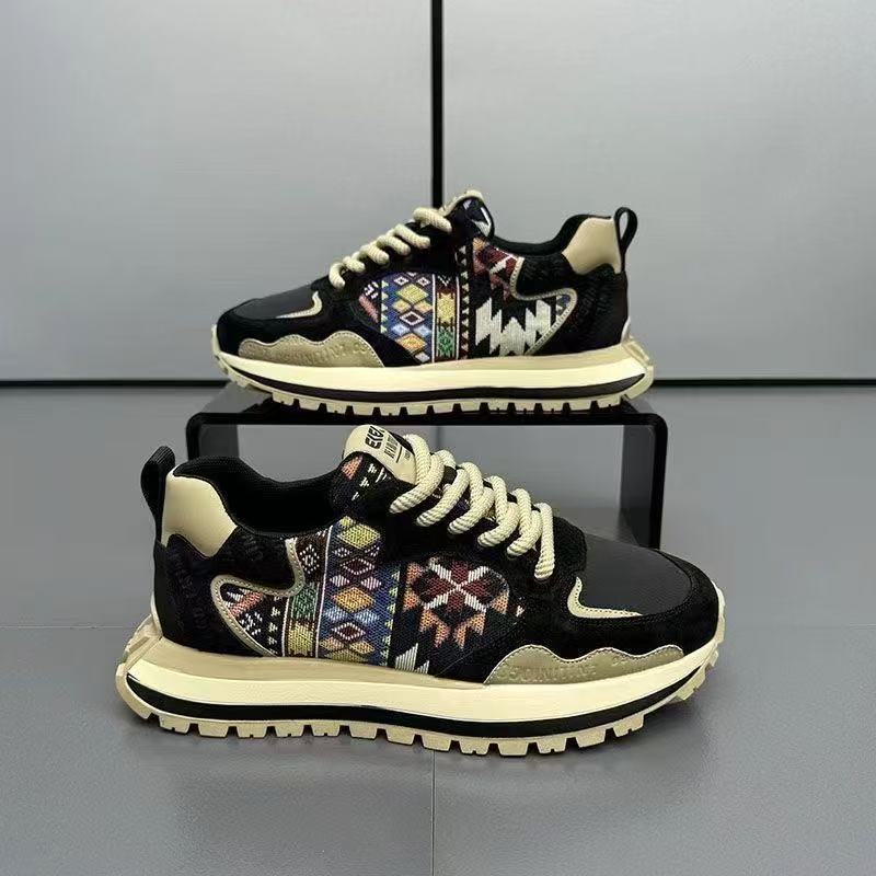 Damen Sneaker Sportlich Geometrisches Design