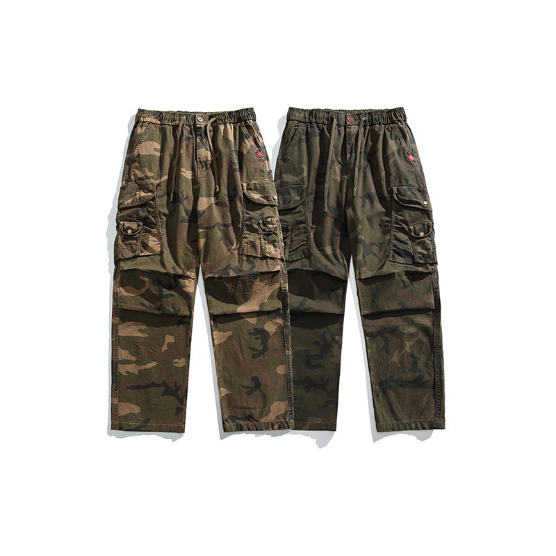 Herren Camouflage Hose Militärstil Cargo Modern