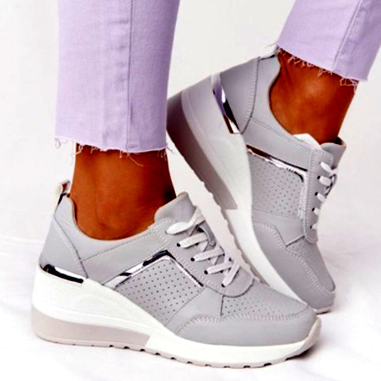Damen Sneaker Sportlich Atmungsaktiv Netzobel Flach