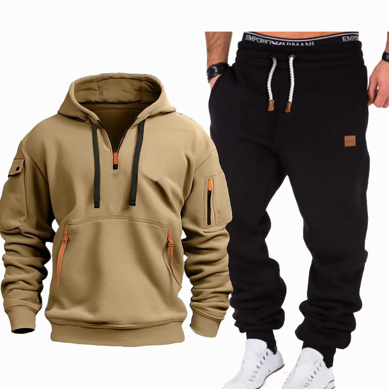Herren Jogginganzug Bequem Sportlich Modern