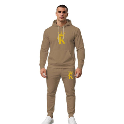 Bequemes Herren Hoodie Jogging Set Sportlich Comfort