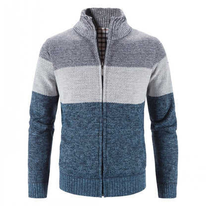 Herren Strickjacke Modern Geschmeidig