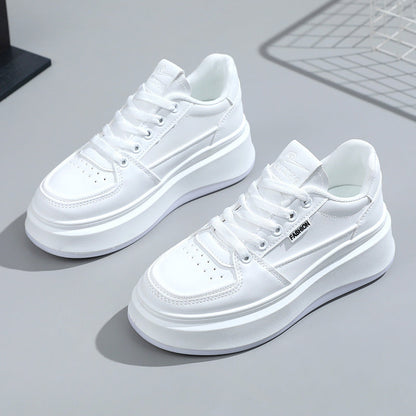 Damen Sneaker Chunky Weite Sohle Bequem Modisch