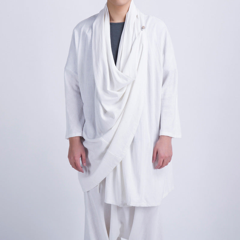 Herren Überwurfjacke Asymmetrisch Modern Trendig