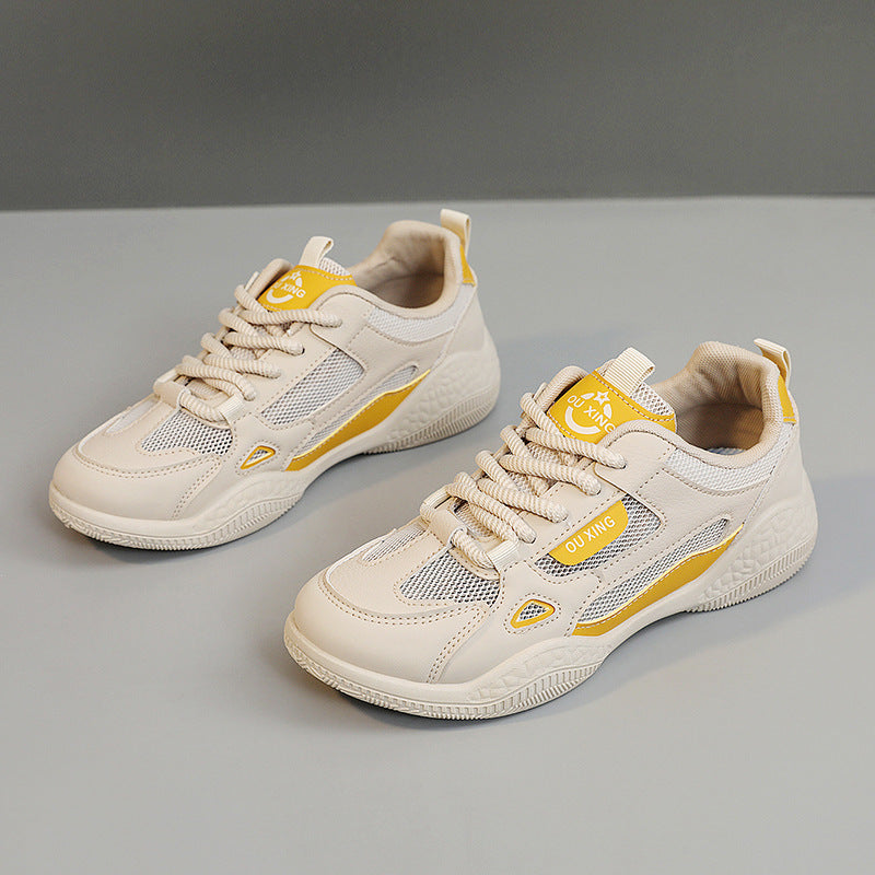 Damen Sneaker Atmungsaktiv Laufsohle Dämpfung Sportlich