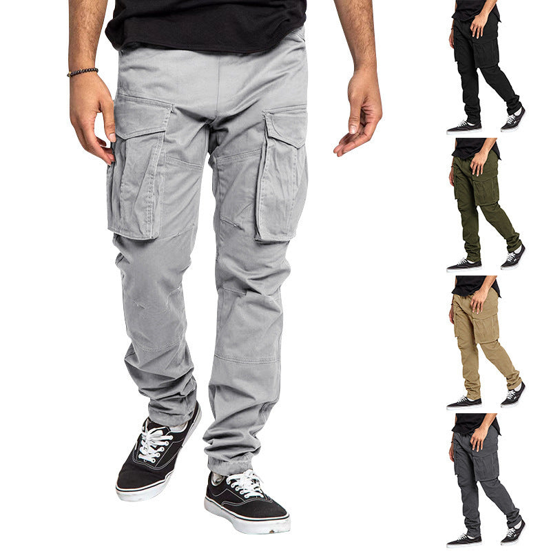 Herren Cargo-Hose mit multifunktionalen Taschen und elastischem Bund BerlinGlamour. - BerlinGlamour