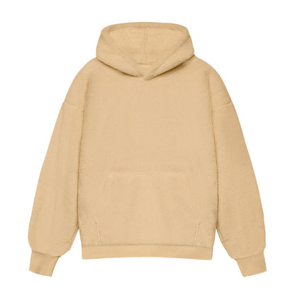 Herren Fleece-Hoodie Weich Warm Kuschelig