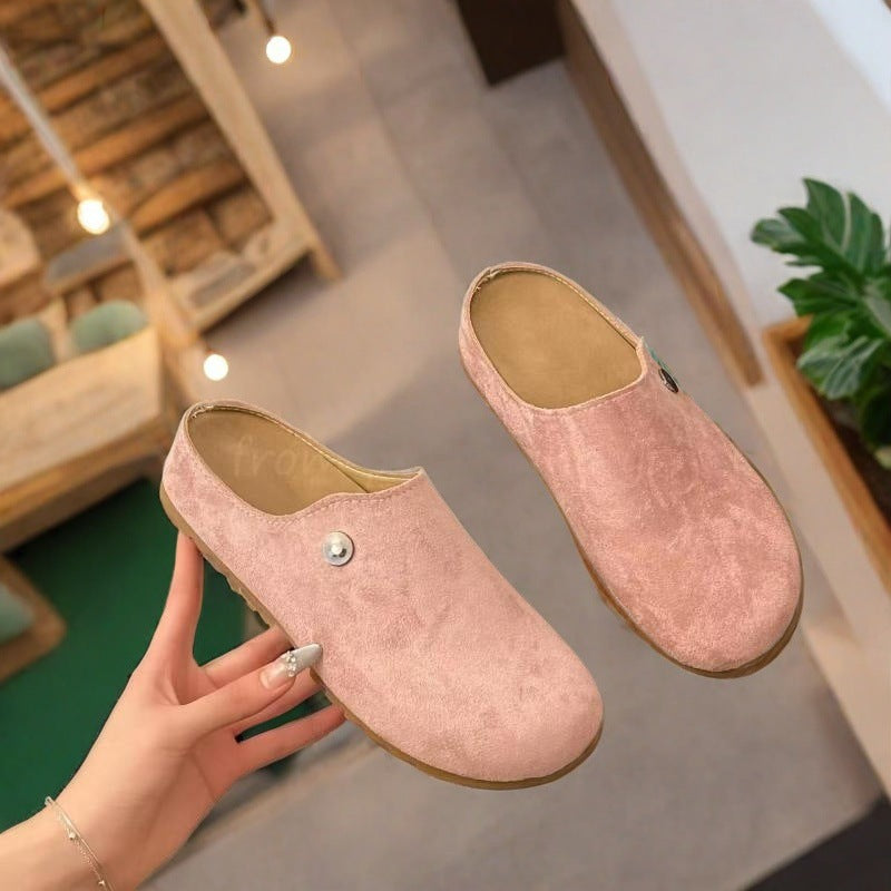 Damen Slipper Elastisch Bequem Warm