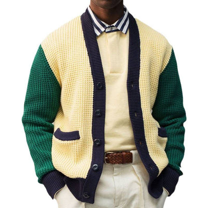 der neue Titel: Taschen BerlinGlamour wird zu Moderne Strickjacke mit Kontrastfarben