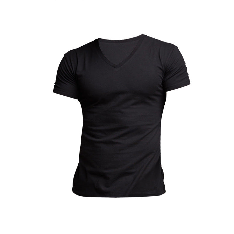 Herren T-Shirt V-Ausschnitt Weich Baumwolle Berlin Style