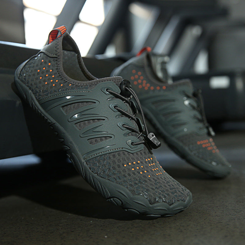Damen Schwimmschuhe Flexible Schnellschnürsystem Sportlich