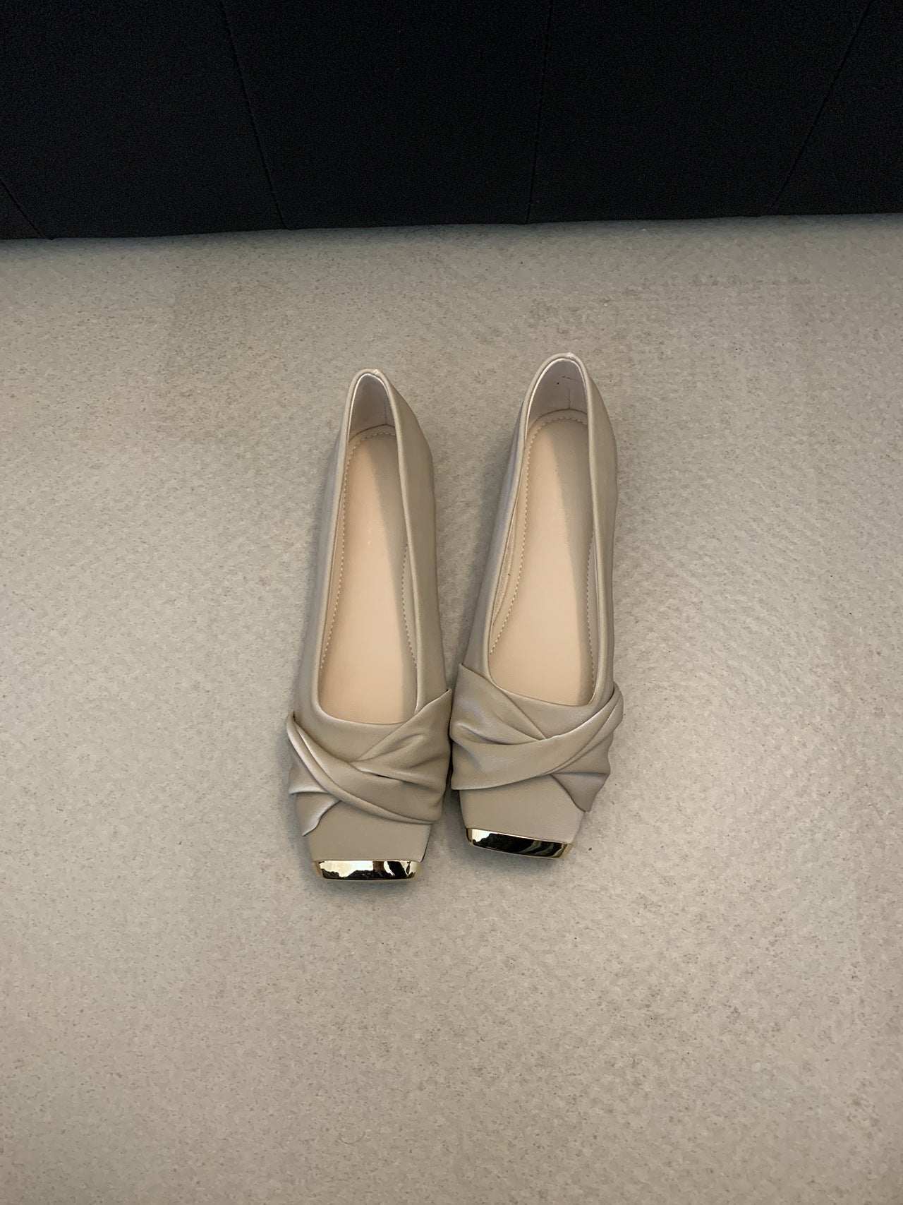Damen Ballerinas Elegante Glanz Schuhe Spitze