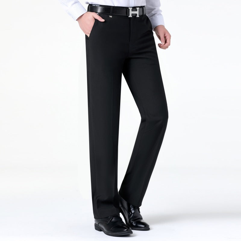 Herren Anzughose Elegant Slim Fit Strukturdesign