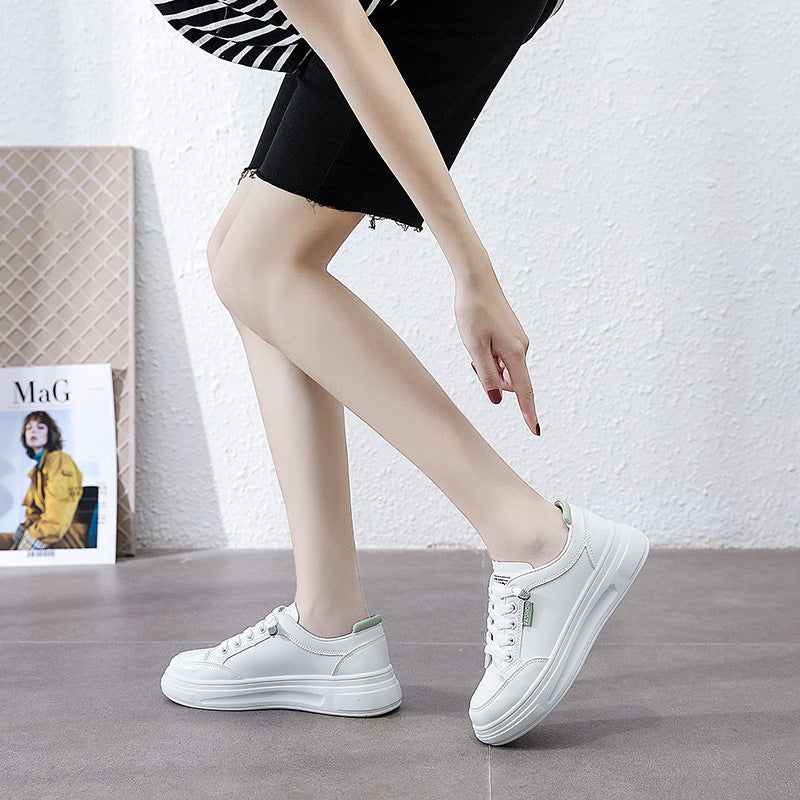 Damen Sneaker Sportlich Atmungsaktiv Mesh Weiße Sohle