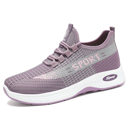 Damen Sneaker Sportlich Atmungsaktiv Laufschuhe Fitness