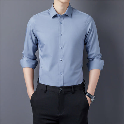 Elegantes Herren Langarmhemd Slim Fit Modern