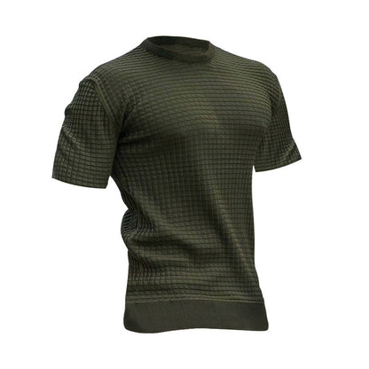 Herren Fitness-T-Shirt Atmungsaktiv Strukturiert Sportlich
