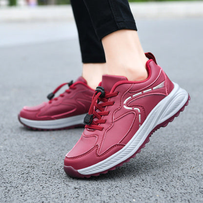 Damen Sport Schuhe Schnellverschluss Polster Sohle Bequem - BerlinGlamour