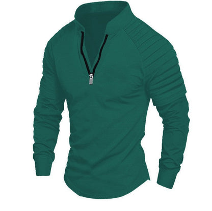 ein Beispiel: Herren Sport Langarmshirt mit stehendem Kragen und Reißverschluss 

Ich werde es jetzt ändern: Herren Sport Langarmshirt bleibt gleich, aber ich werde Adjektive