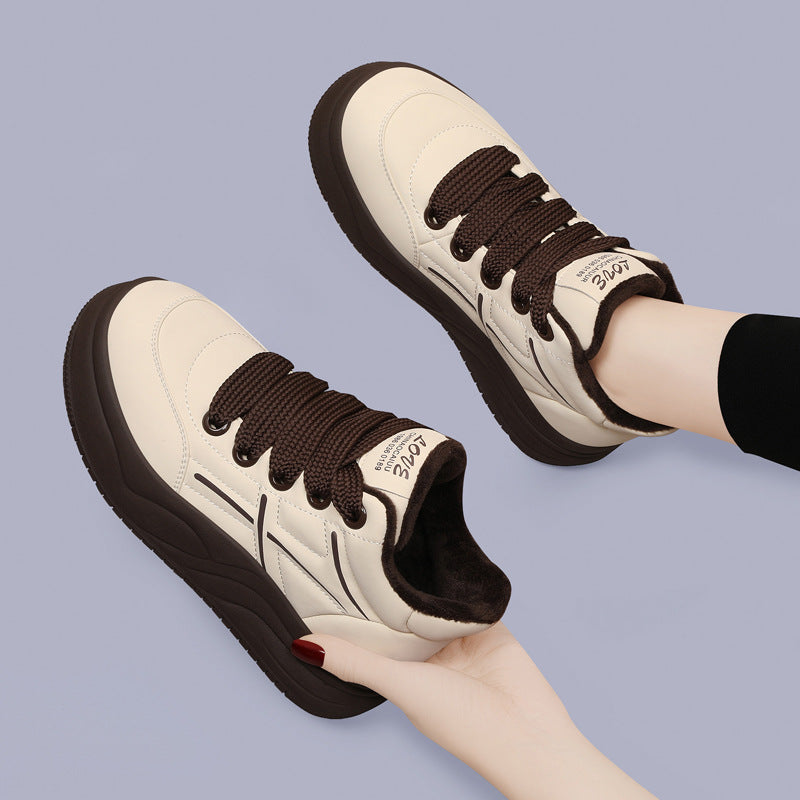 Damen Sneaker High-Top Leicht Kuschelig Komfort Schuhe