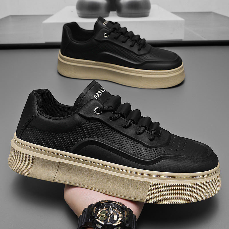 Damen Sneaker Atmungsaktiv Trendig Weiße Sohle
