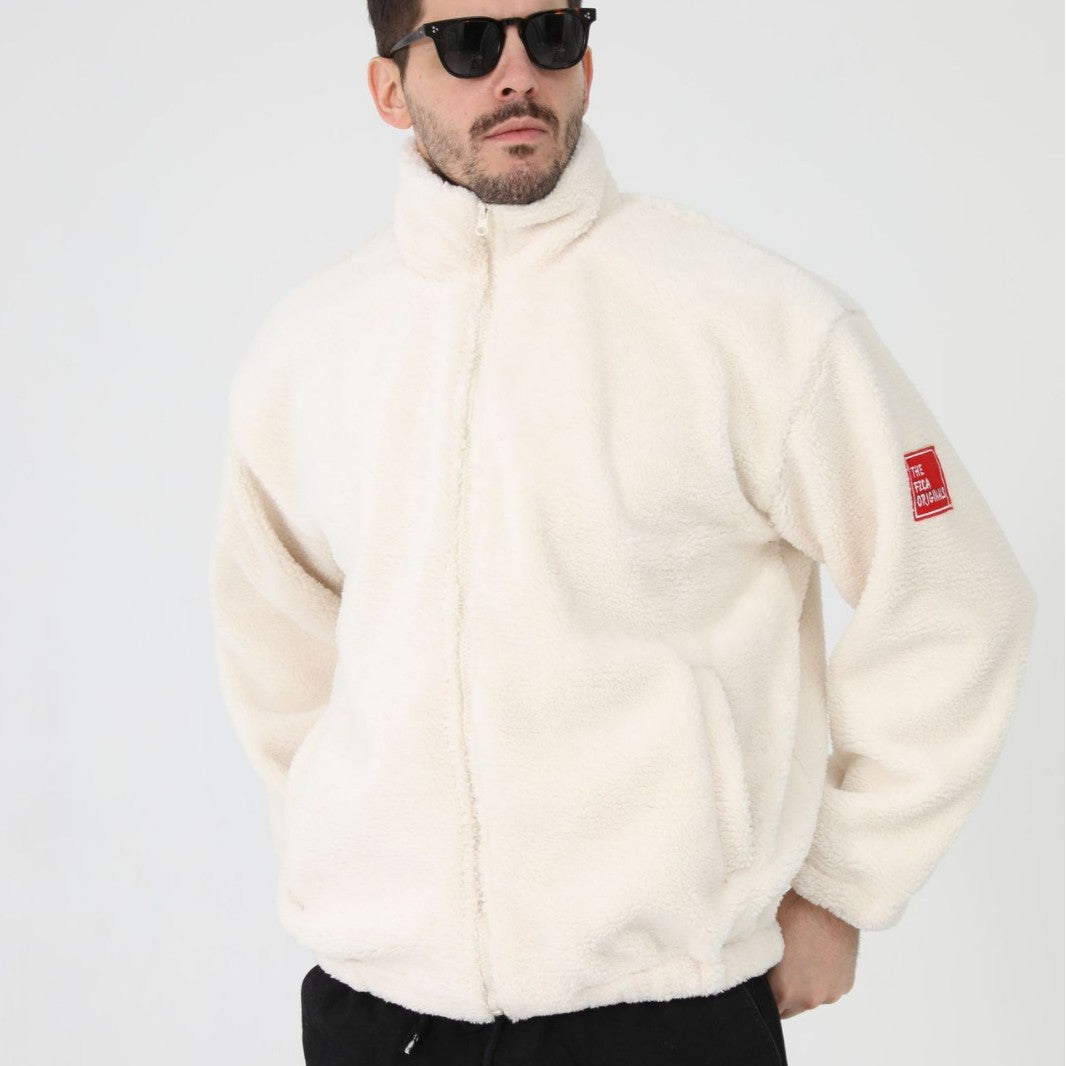 Herren Fleecejacke Stehkragen Praktisch Warm