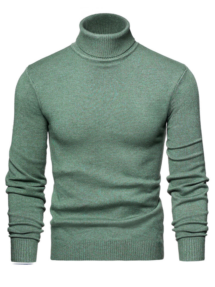 Herren Rollkragenpullover Weich Wolle Elegent Zeitlos
