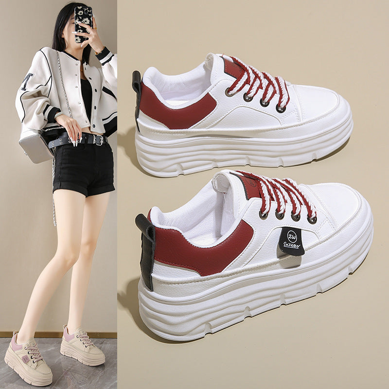 Damen Sneaker Plateau Schuhe Weich Atmungsaktiv - BerlinGlamour