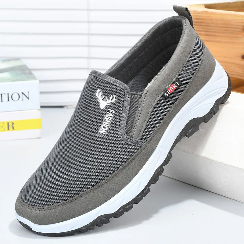 Damen Sneaker Sportlich Bequem Slip On