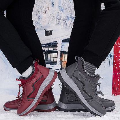 Damen Winterstiefel Warm Isoliert Thermo-Sohle