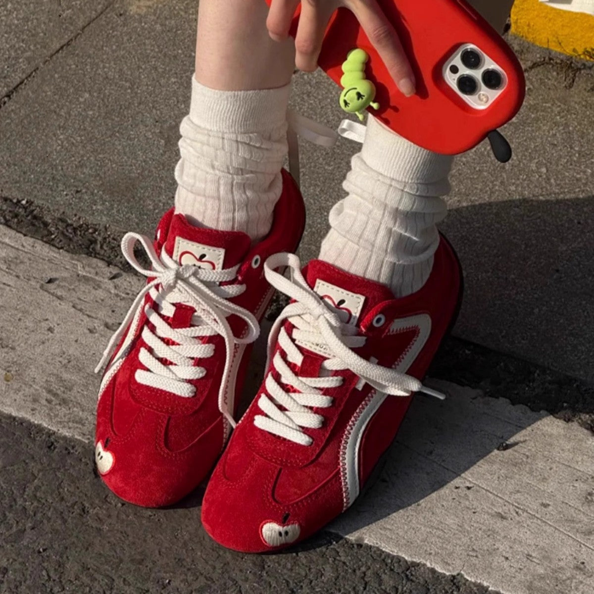 Damen Sneaker Sportlich Weiß Komfortabel Laufschuhe - BerlinGlamour