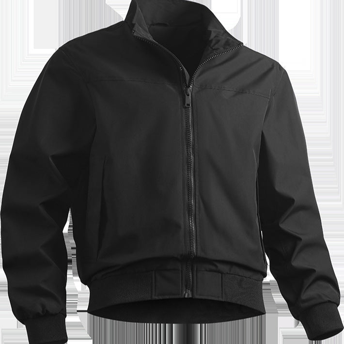 Herren Übergangsjacke Lässig mit elastischen Ärmeln und Taschen - BerlinGlamour
