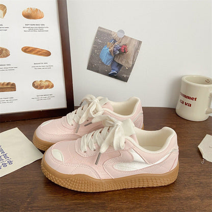 Damen Schnürsneaker Weich Komfortabel Rutschfest
