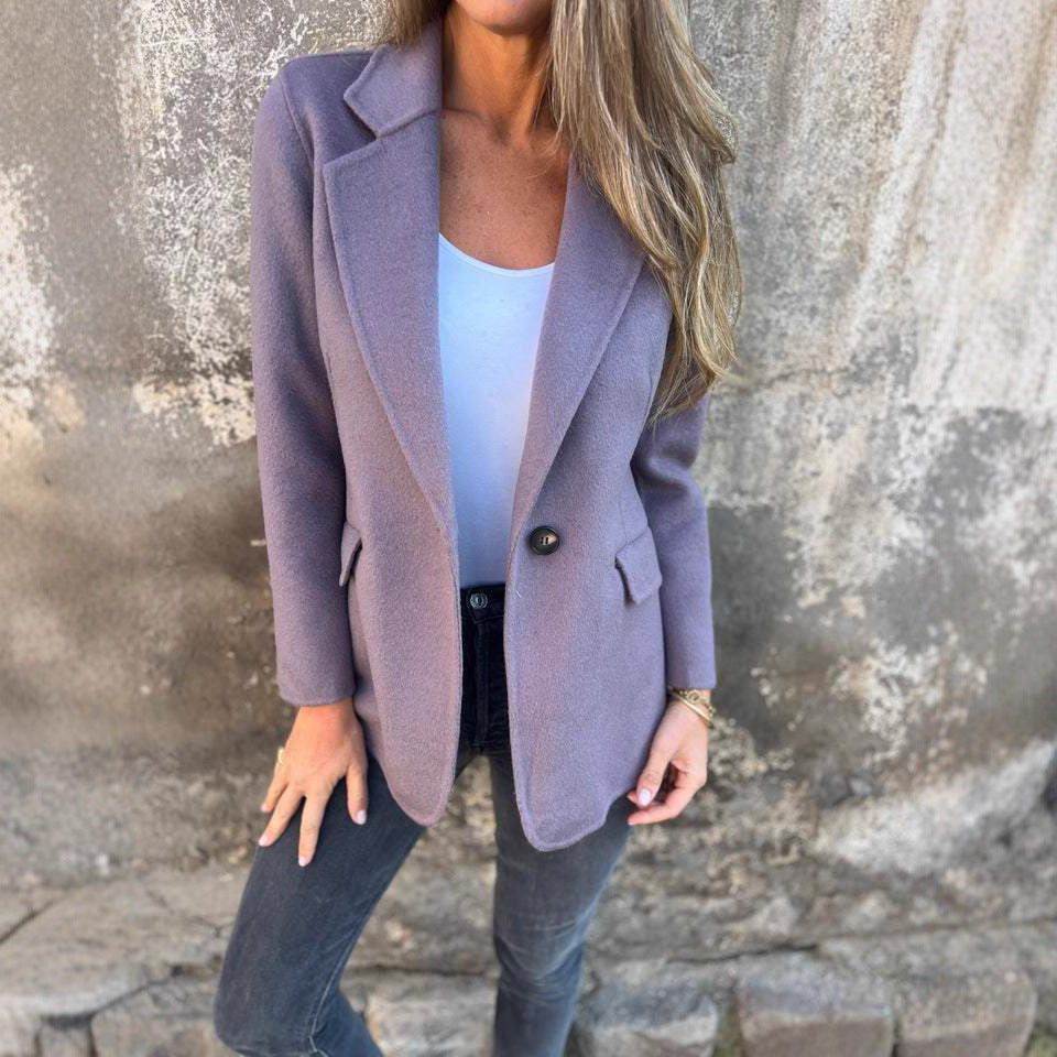 Damen Blazer Gestreift Elegant Berlin Style