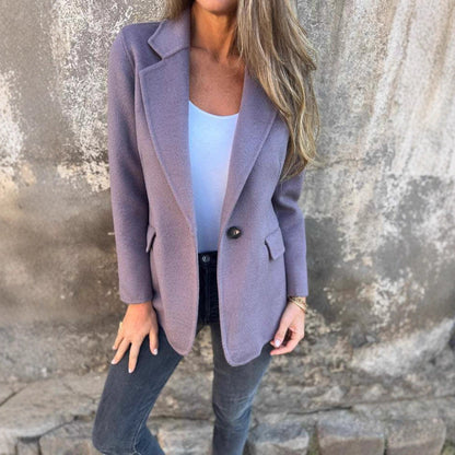 Damen Blazer Gestreift Elegant Berlin Style