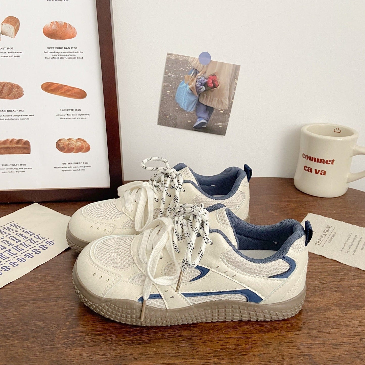 Damen Sneaker Atmungsaktiv mit Dämpfung und Schnürsystem