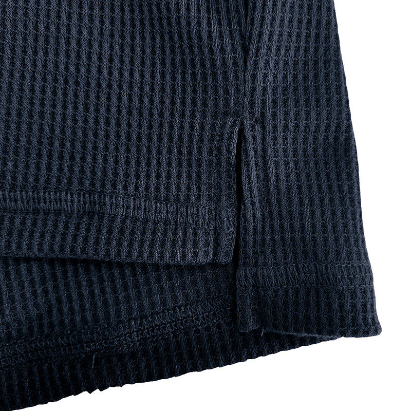 Herren Langarmshirt Slim Fit atmungsaktiv Baumwolle