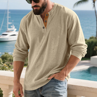 ein Beispiel: Herren Langarm-Henley-Shirt mit strukturiertem Material und modischen Knopfdetails BerlinGlamour 

Dieser Titel ist zu lang und enthält zu viele Wörter.