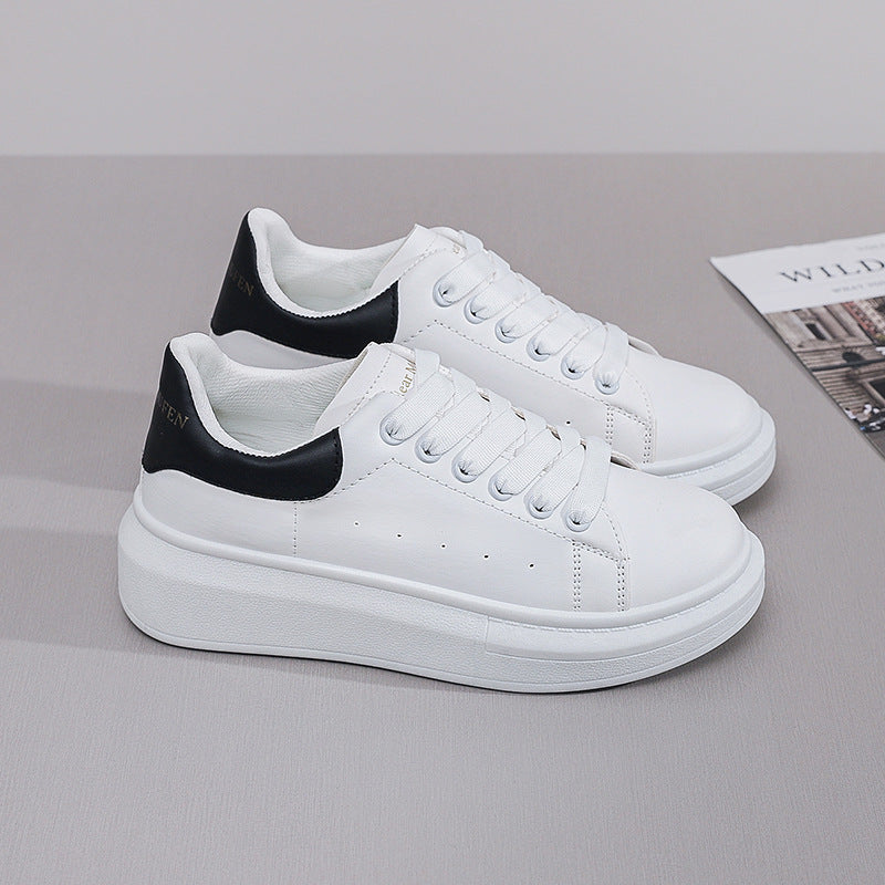 Damen Sneaker Plattform Schuhe Komfortabel Modern