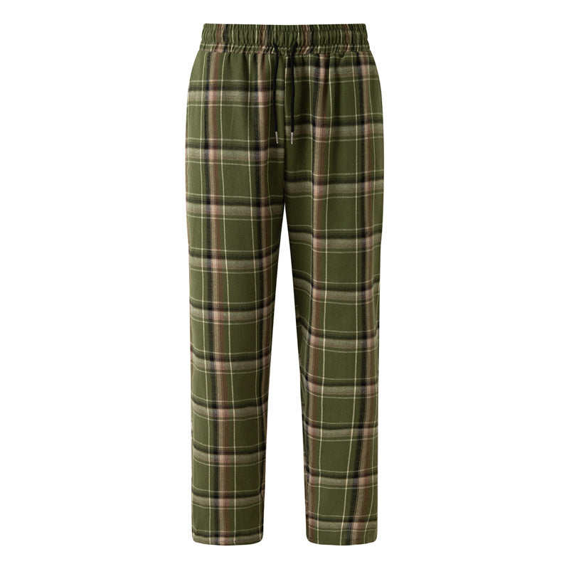 Herren Flanellhose Bequem Mit Seitentaschen Elastisch