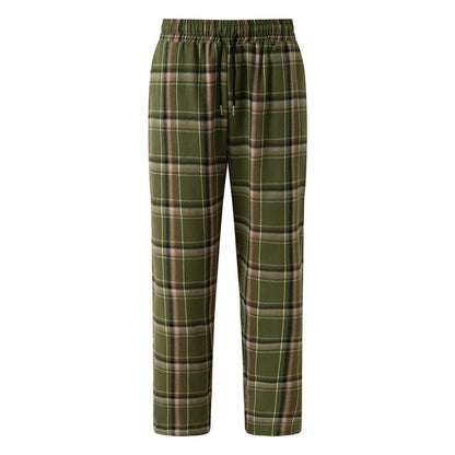 Herren Flanellhose Bequem Mit Seitentaschen Elastisch