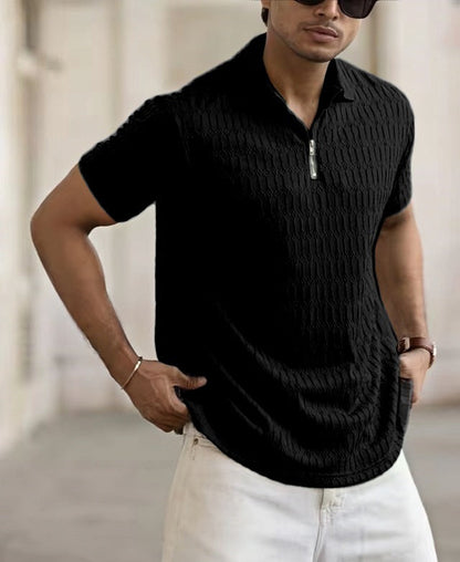 Herren Polo Shirt Strukturiert Modern Berlin