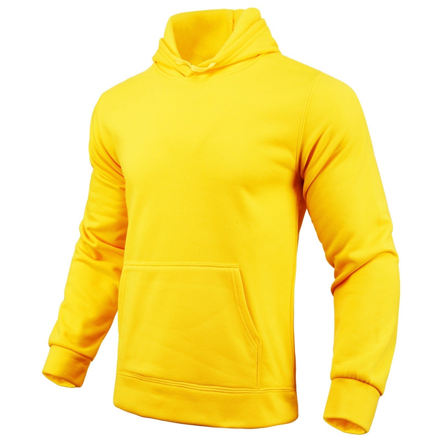 Herren Hoodie Übergroß Kängurutasche Großmaschen Pullover